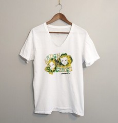 Vintage White Laugh Garden Birmingham AL Alabama Comedy Club T Shirt Sz Medium