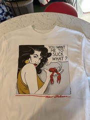 Vintage 80s 1986 Pop Art New Orleans Roy Lichtenstein Philip Bascle Art Shirt