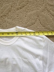 New NWOT Vintage 50s Penny’s White Blank Soft T-shirt Size 46 100% Combed Cotton