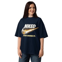 Premium Oversized High-Neck T-Shirt | Heavyweight Organic Cotton