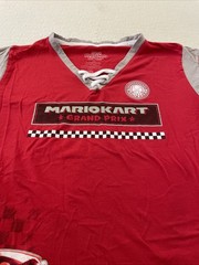Nintendo World Super Mario Kart Grand Prix Lace up Tshirt Red Adult 2XL Univ Stu