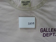 Gallery Dept T Shirt Mens Large Souvenir Tee Cream Beige Double Sided Hollywood