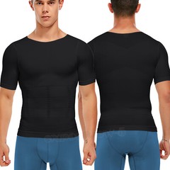 Fajas Para Hombres Faja Reductora De Hombre Men Tee Shaper Tummy Control T shirt