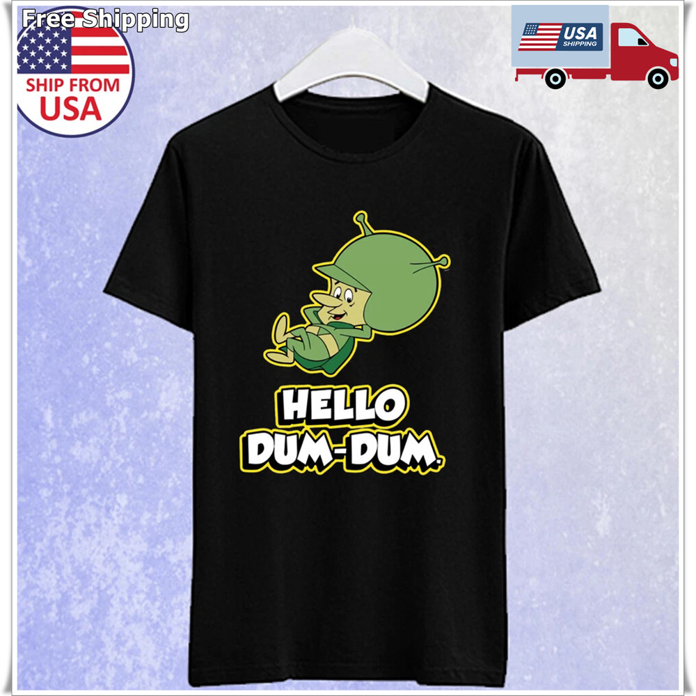 The Great Gazoo Hello Dum Dum Men’s Black T-shirt Size S-5XL