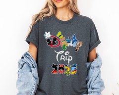 Disney Trip 2025 Shirt, Mickey and Friends, Disneyland Family Vacation Shirt
