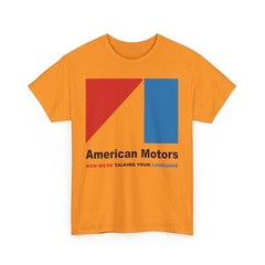 Retro American Motors RedBlue Logo Collectible Car T-shirt