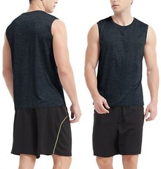 Men’s Tank Tops Sleeveless Quick Dry Gym Workout Muscle Shirts Bodybuilding Tops