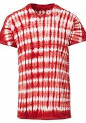 Studio 189 Men’s Hand Batik All Cotton Ayumi Tee in Red-Size Small