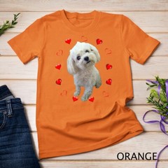Maltese Dog Lover Puppy Owner Maltipoo Mix Fans Hearts Gift Unisex T-shirt