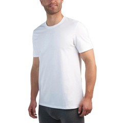 Kirkland Signature Men’s Lightweight Cotton Crew T-Shirts | 6-Pack | White | XL
