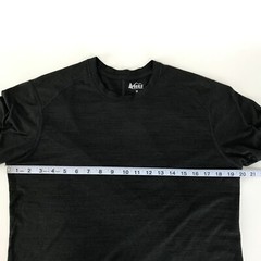REI Base Layer T-shirt Men’s Medium Black Casual Short Sleeve Outdoor Hiking