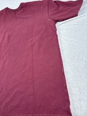 Bronson Mfg Ivy Style Heavyweight Short Sleeve T Shirt L Burgundy Tiger Choir