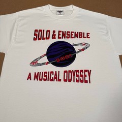 Vintage 2001 Solo & Ensemble Musical Odyssey T Shirt White Band Large