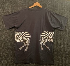Vintage 1981 The National Zoo Zebra Wraparound T Shirt Size Medium/Large
