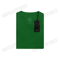 ARMANI EXCHANGE SLIM FIT PIMA COTTON T-SHIRT COLOR VERDANT GREEN CODE: 8NZT74
