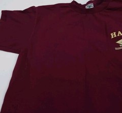 Vintage 90s Hawaii Sail Boat Dolphin Print T Shirt Vtg Island Sport USA Red
