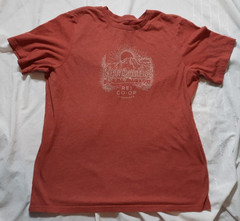 REI Co-op Mens Large Stewardship Graphic T-Shirt Red Blend Outdoors
