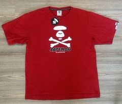 NEW – AAPE by *A BATHING APE ‘Aape Now’ Graphic T-shirt (Men’s XL / Red)
