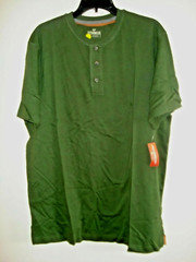 Mens Henley Shirt Riffle Green Size L Outdoor Life Nwt