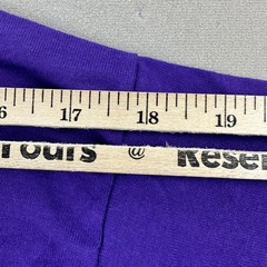 Vintage Purple Pocket T-Shirt Mens Medium BVD Blank Single Stitch Made USA 90s