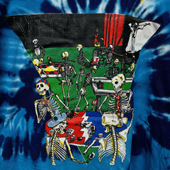 New Unworn Vtg Grateful Dead Las Vegas Band T Shirt Ripple Junction 90s Tie Dye