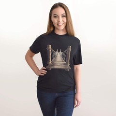 ‘Wooden Bridge Front View’ Unisex T-Shirt – 100% Cotton (S-XXL) (TA052586)