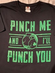 BOXING ST. PATRICK’S Day LUCKY Shamrock Irish IRELAND MEN’S New T-Shirt L@@K!