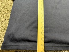 Tyndale FR Henley Shirt Mens Large Long CAT 2 Blue Flame Resistant USA