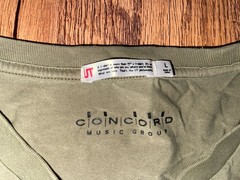 Miles Davis. Prestige New Sounds L.P. Cover Concord T Shirt Green Sz M/L