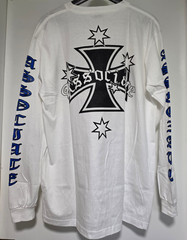Unisex Long Sleeve Shirt – Associate Skull Australia Flag – Size L – 100% Cotton