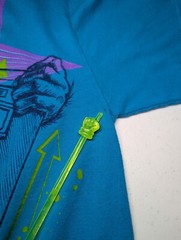 Vintage AAA T Shirt Small Raver Monkey Graphic Print Blue Tee Boom Box Music