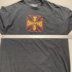 West Coast Choppers Cobra Graphic Logo Men’s Crew Neck Black T-Shirt Sizes Vary