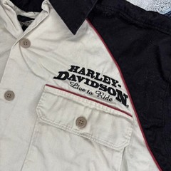Harley-Davidson short sleeve button-up