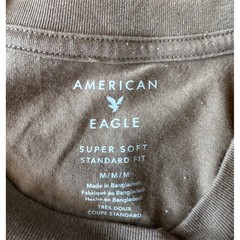 Bundle of 2 American Eagle Super Soft T-Shirts Mens Medium Blue Olive