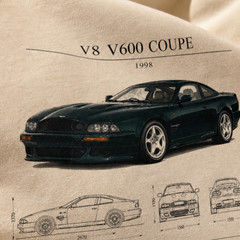 THE GT – Aston Martin V8 V600 – Analog Automotive Heavyweight Tee
