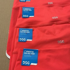 DSG 3” Momentum High Rise Short Lot Of 5 Size Large MSRP $90.00 Eby4297