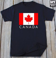 Canada Flag T-shirt Proud to be Canadian Canada Pride Gift Shirt Maple Leaf Tee