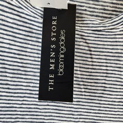 The Men’s Store at Bloomingdale’s Striped Linen Tee XXL Dark Slate Pullover S/S