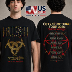 HOT ITEM!! Rush Fifty Something Tour 2026 Stage Logo T-Shirt