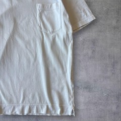FEDELI BEAMS F Mens Pocket T Shirt White Size 44 Premium Cotton Tee