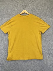Polo Ralph Lauren Men’s T-Shirt Medium Yellow Spellout Logo Pony