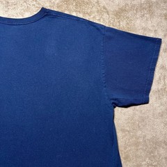 Vintage Earth Day Elephant Graphic T Shirt Mens XL Navy Blue Cotton Nature Tee