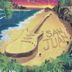 Vintage 90s Hard Rock Cafe San Juan Puerto Rico Souvenir USA Large HEAVY TEE