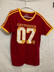 Universal Studios Harry Potter Gryffindor 07 Potter Jersey T-Shirt Size M EUC