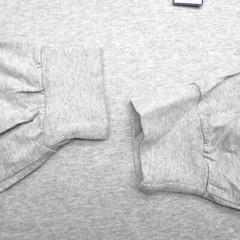 POLO RALPH LAUREN CREW T-SHIRT -2XB BIG XXL GRAY -LONG SLEEVE POCKET -BLUE PONY