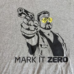 Awesome – Walter Sobchak – Mark It Zero – The Big Lebowski – T Shirt – Men’s XL