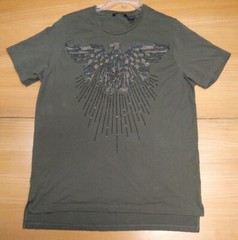Sean John Studded Flying Eagle Shirt XL Green Y2K 90s Hip Hop Urban Streetwear