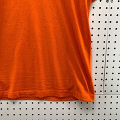 Vintage 80s Lionel Electric Shirt Mens FITS Medium Orange Single Stitch 19×28.5