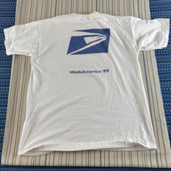 Vintage USPS March Of Dimes Shirt Mens XL White Promo WalkAmerica 99 1990s Y2K