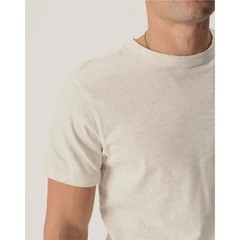 Buck Mason Soft Pima Cotton Classic T-Shirt in Heathered Oat Size Large